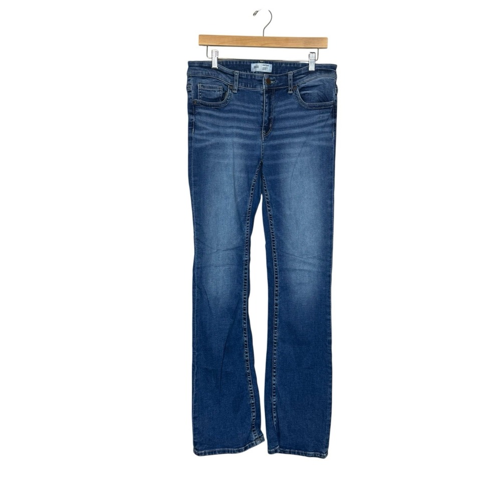 BKE Payton Bootcut Jeans Women 29x35.5 Blue Mid Rise Stretch Denim Casual Chic
